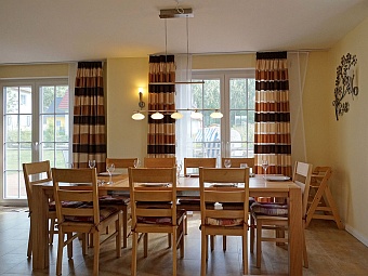 Essbereich des Ferienhauses Amy